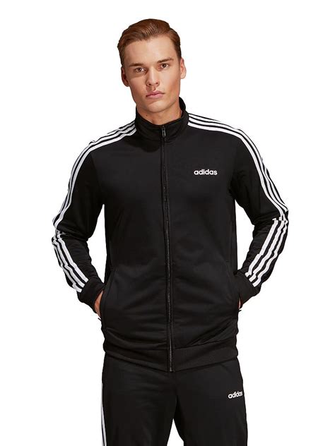 adidas trainingsjacke 3 streifen schwarz